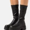ONLY Shoes Onlbaiza Mid Sock Boot - Platform Boots - Black