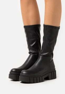 ONLY Shoes Onlbaiza Mid Sock Boot - Platform Boots - Black