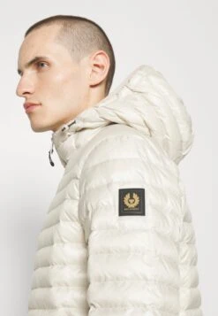 BELSTAFF Airspeed Jacket - Down Jacket - Off-White -Clothing Sale Store c25df7d856e64189b1c3e5a51d441fa4