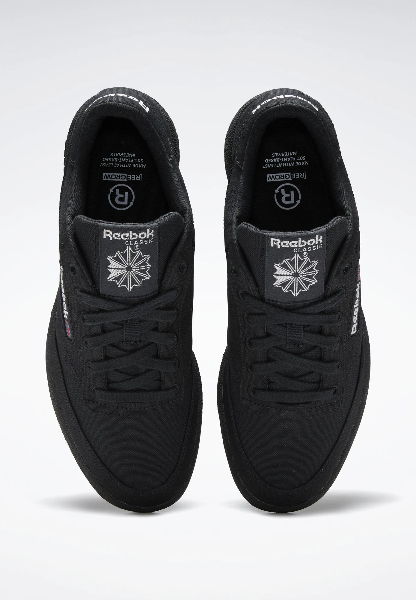 Reebok Classic Club C 85 Grow Unisex - Trainers - Core Black/Core Black/Ftwr White 6 Reebok Classic Club C 85 Grow Unisex - Trainers - Core Black/Core Black/Ftwr White - Image 6