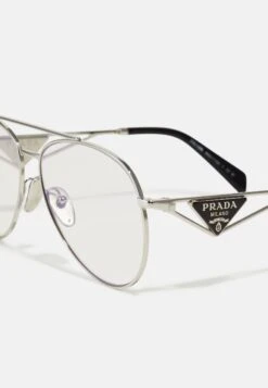Prada Blue Light Glasses - Silver 9 Prada Blue Light Glasses - Silver -Clothing Sale Store c556d954da0d4ecea3046ee7aa9bcccc