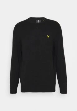 Lyle & Scott Crew Neck Jumper - Jumper - Jet Black 12 Lyle & Scott Crew Neck Jumper - Jumper - Jet Black -Clothing Sale Store c8788428b3d348829bec8a541bf3d578