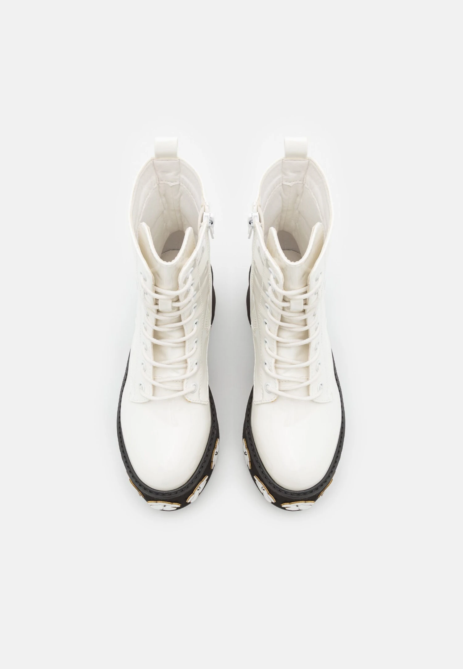 KOI FOOTWEAR Silent Screams Platform Boots - Platform Ankle Boots - White 6 KOI FOOTWEAR Silent Screams Platform Boots - Platform Ankle Boots - White - Image 6