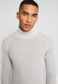 Pier One Jumper - 111 - Mottled Light Grey -Clothing Sale Store d1774a40fde44346aea6a7dd67f4ca51