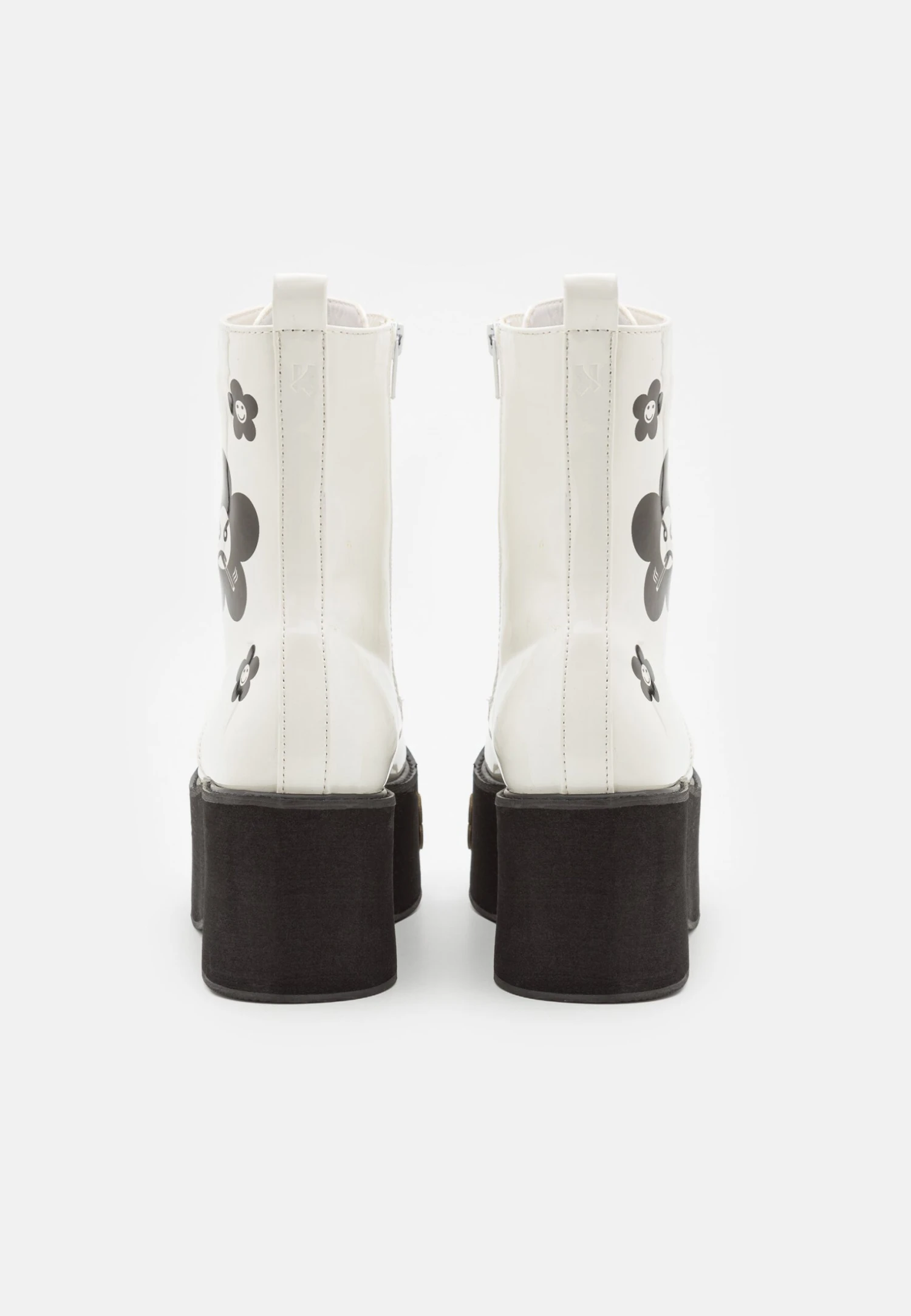 KOI FOOTWEAR Silent Screams Platform Boots - Platform Ankle Boots - White 4 KOI FOOTWEAR Silent Screams Platform Boots - Platform Ankle Boots - White - Image 4