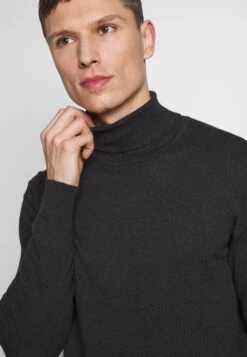 Pier One 2 Pack - Basic Turtleneck - Jumper - Black/Mottled Dark Grey -Clothing Sale Store dae9b7478ecf4c01b32d63f49f06051a