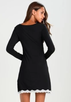 Anna Field Heidi Long Sleeves Viscose Nightdress - Nightie - Black 8 Anna Field Heidi Long Sleeves Viscose Nightdress - Nightie - Black -Clothing Sale Store dbbb3ef60df3468092f7b21fde501e66