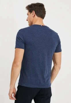 Pier One Basic T-Shirt - Mottled Dark Blue -Clothing Sale Store dd651f97754741faafc702872c502666