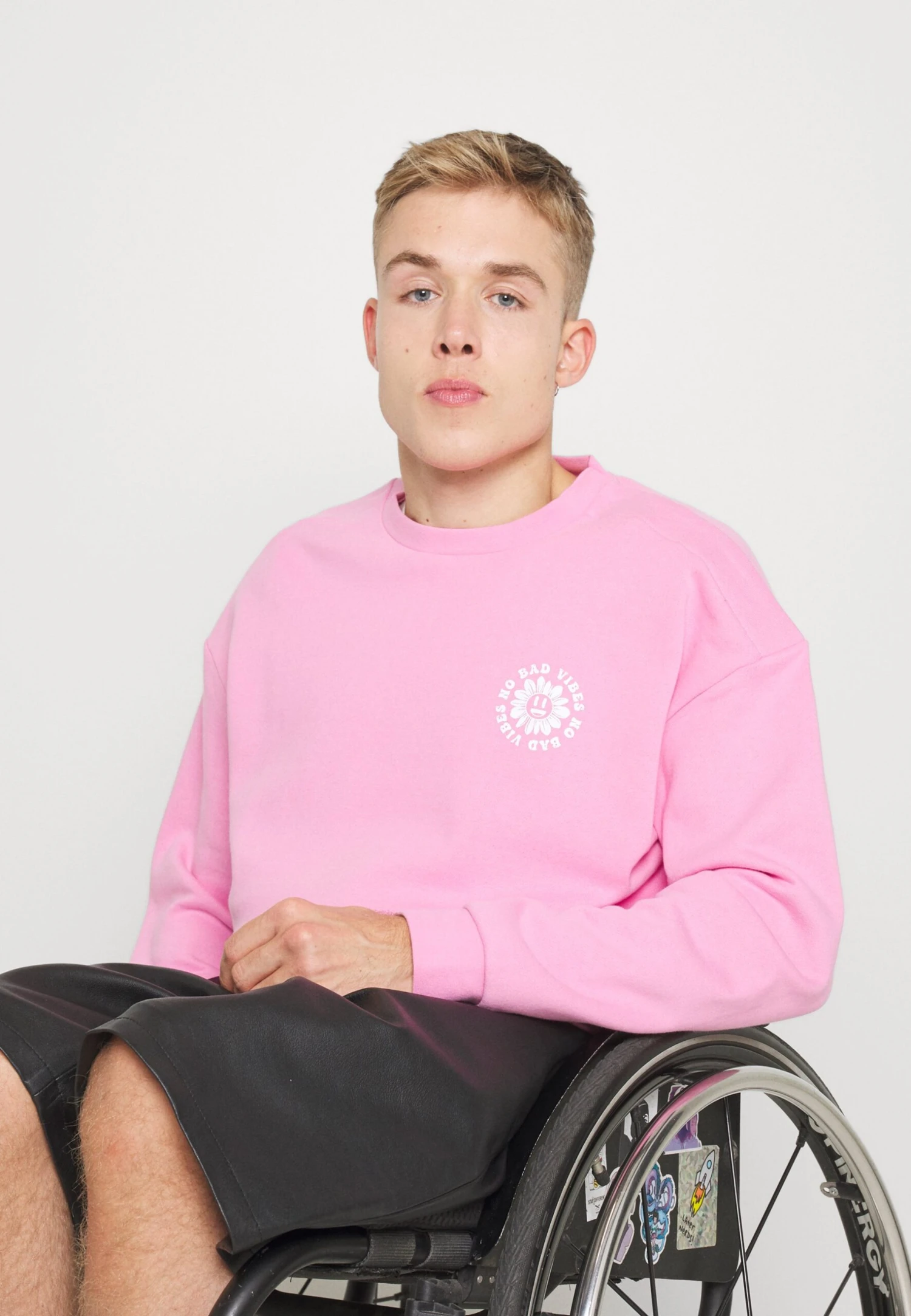 YOURTURN Unisex - Sweatshirt - Pink 3 YOURTURN Unisex - Sweatshirt - Pink - Image 3