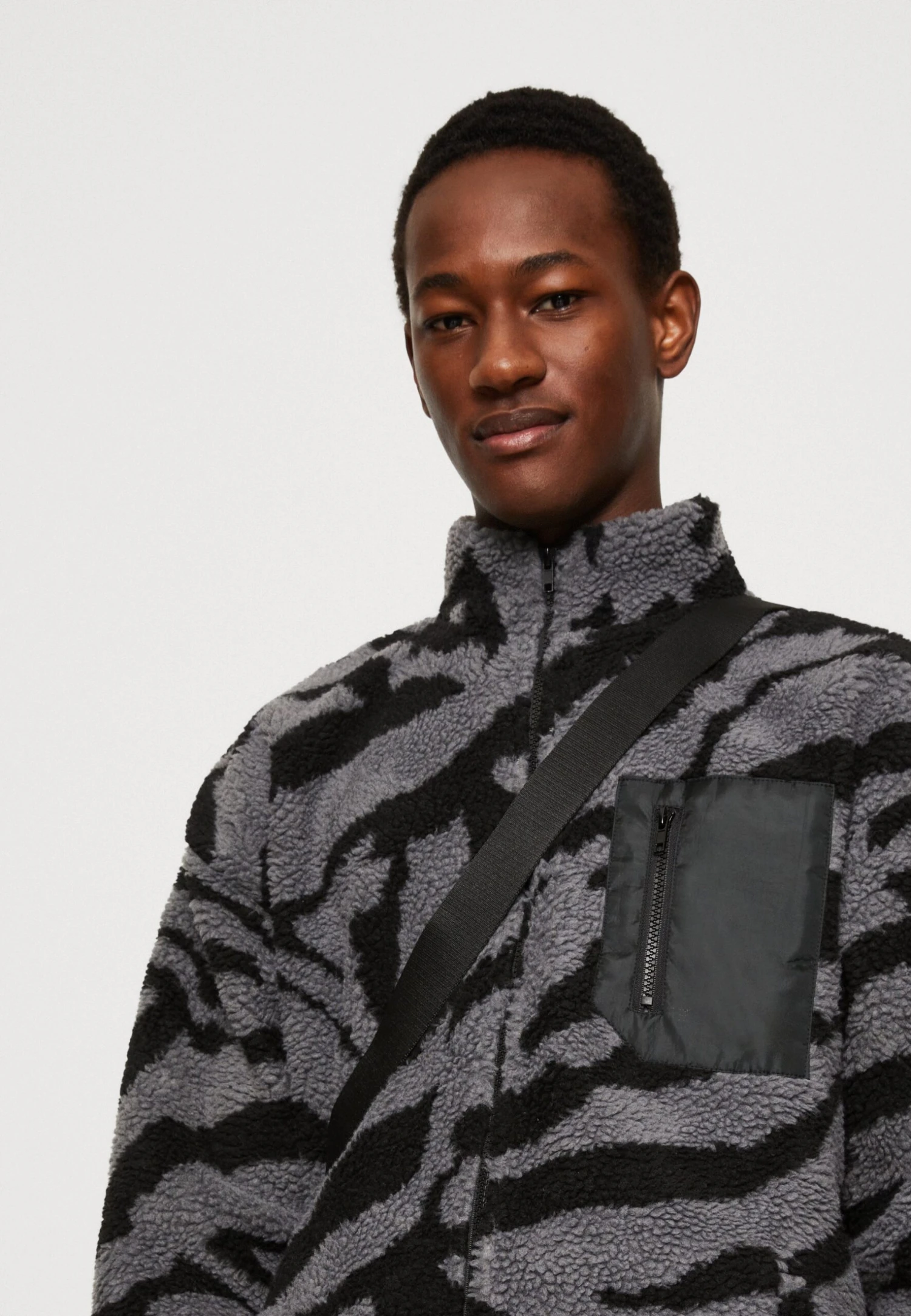 YOURTURN Unisex - Fleece Jacket - Grey 4 YOURTURN Unisex - Fleece Jacket - Grey - Image 4