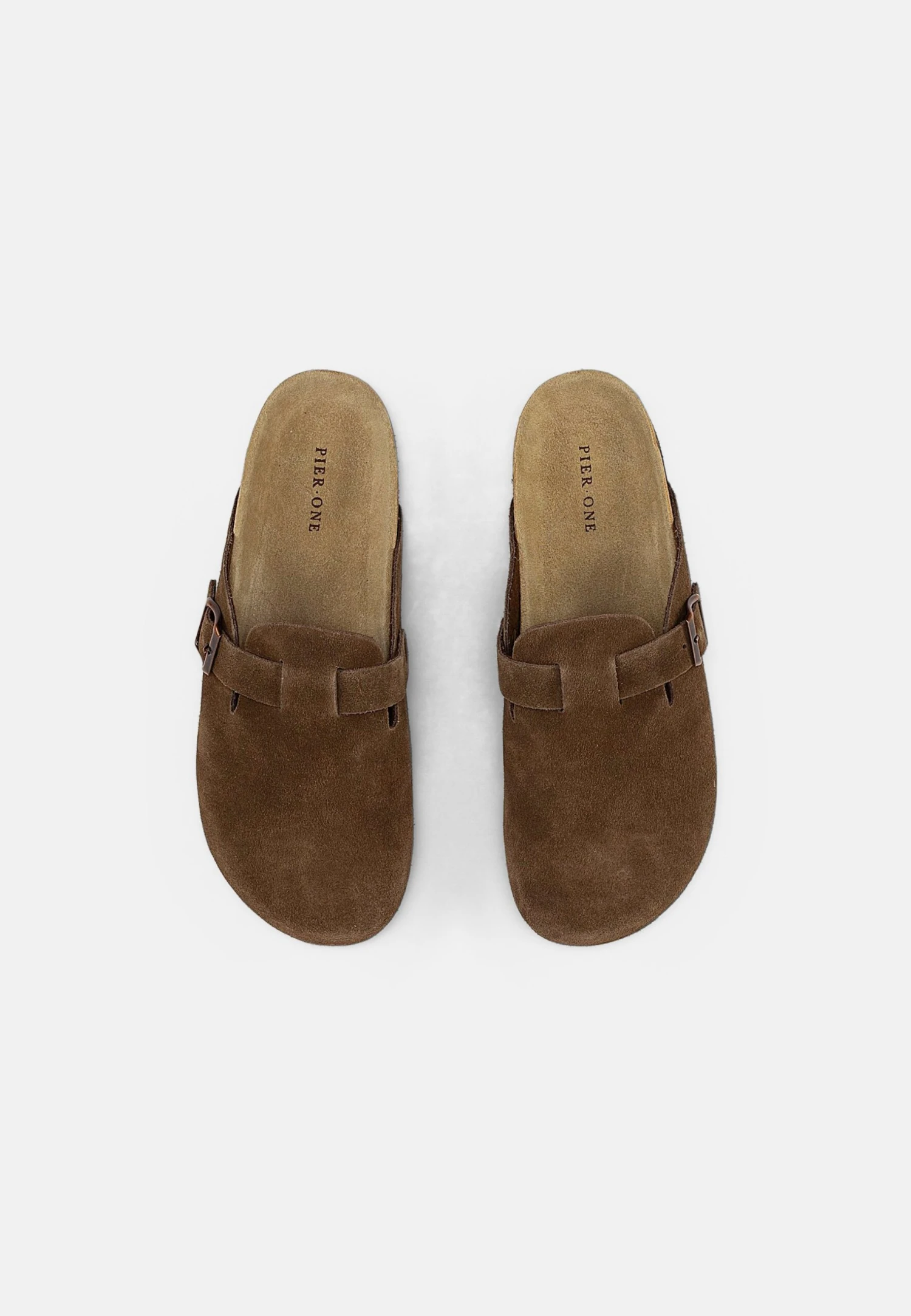 Pier One Leather Unisex - Slippers - Brown 4 Pier One Leather Unisex - Slippers - Brown - Image 4