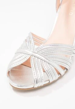 Anna Field High Heeled Sandals - Silver -Clothing Sale Store ea04ad21495c4e15a72867a9a01404c0
