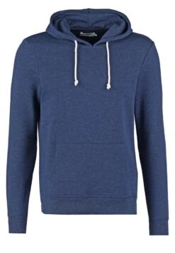 Pier One Hoodie - Dark Blue Melange -Clothing Sale Store f3a94f8f97e247c3bb4faa3d974d02b8