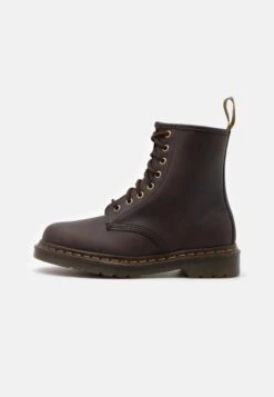 Dr. Martens 1460 Unisex - Lace-Up Ankle Boots - Dark Brown Crazy Horse