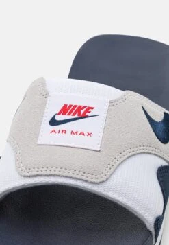 Nike Sportswear Air Max 1 Unisex - Mules - White/Obsidian/Light Neutral Grey/University Red -Clothing Sale Store f7ae7a421b824a1eb73b4a40d7388781