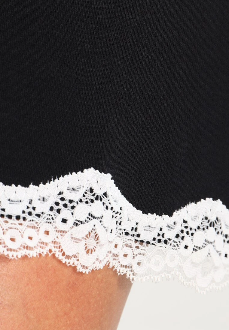 Anna Field Heidi Long Sleeves Viscose Nightdress - Nightie - Black 6 Anna Field Heidi Long Sleeves Viscose Nightdress - Nightie - Black - Image 6