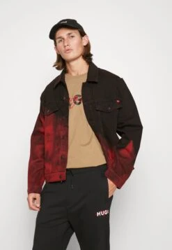 Hugo Denim Jacket - Bright Red -Clothing Sale Store fad7eb00a10a4f14a92110ed841cd3eb