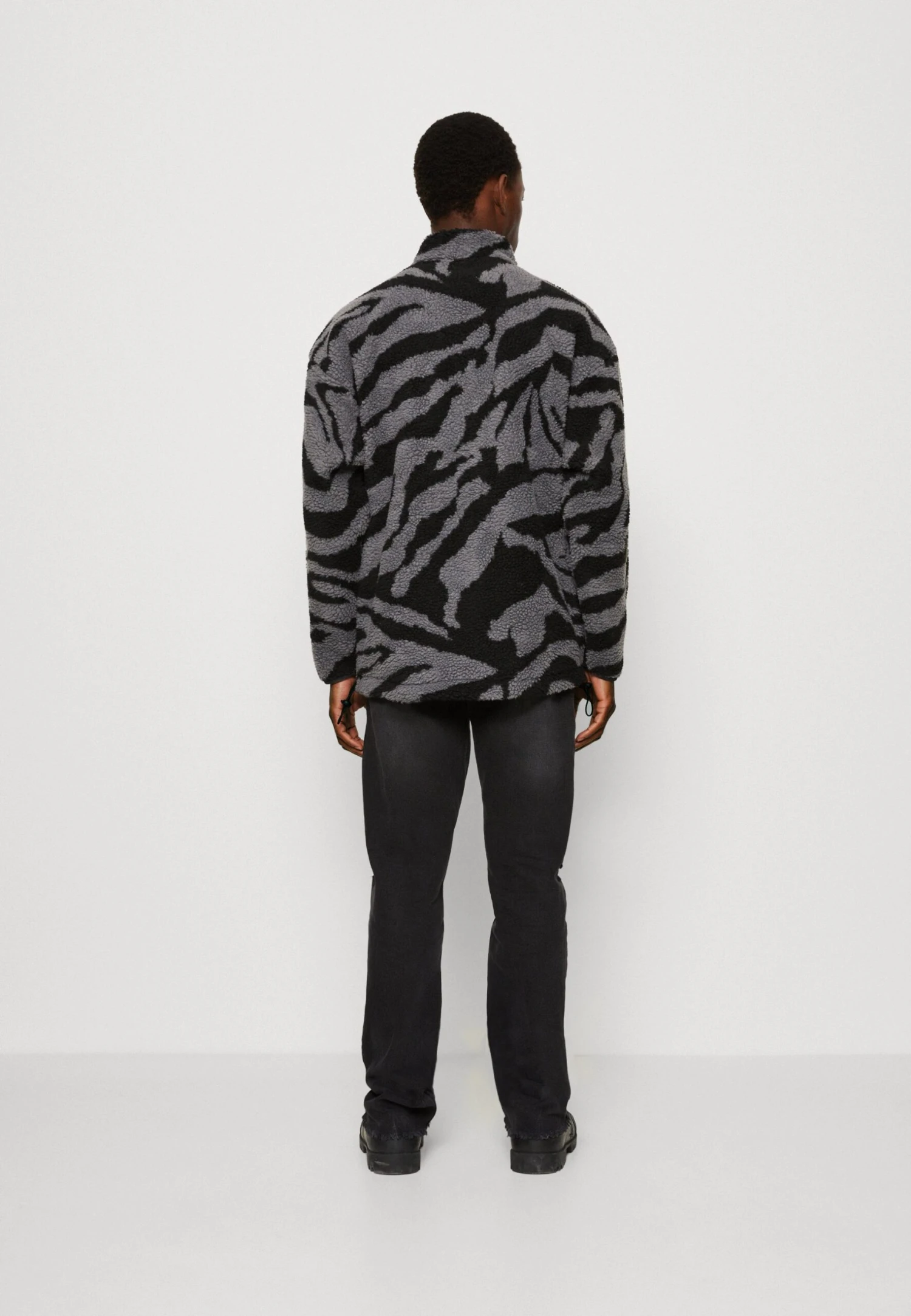 YOURTURN Unisex - Fleece Jacket - Grey 3 YOURTURN Unisex - Fleece Jacket - Grey - Image 3